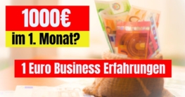 1 Euro Business Erfahrungen